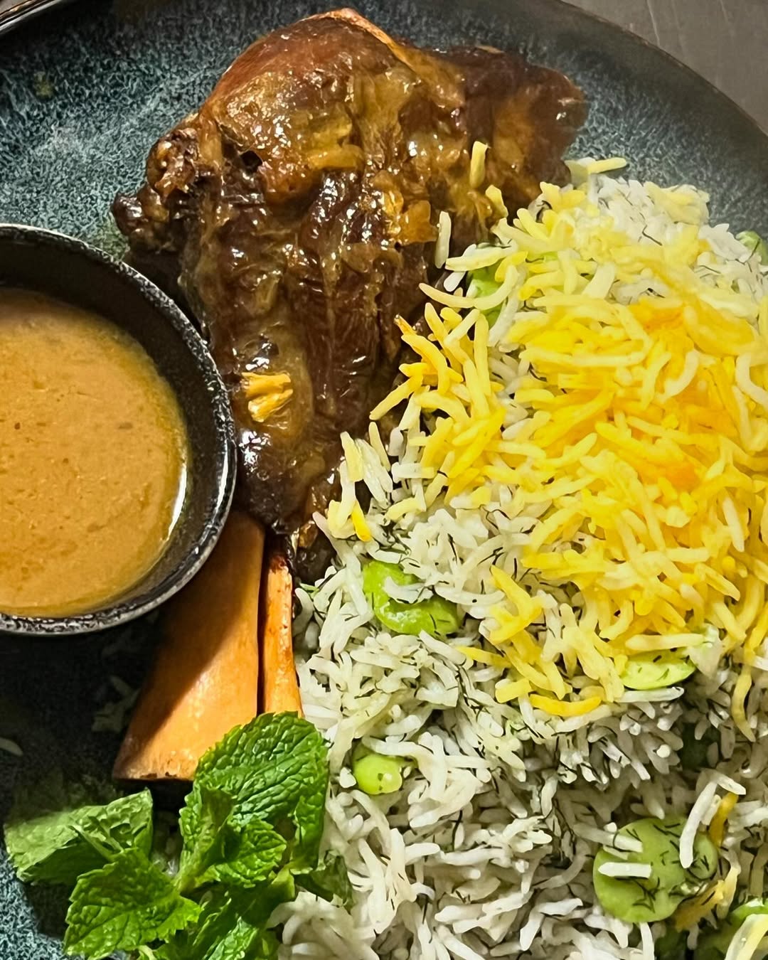 Baghali polo &ndash; riz aux f&egrave;ves et aneth