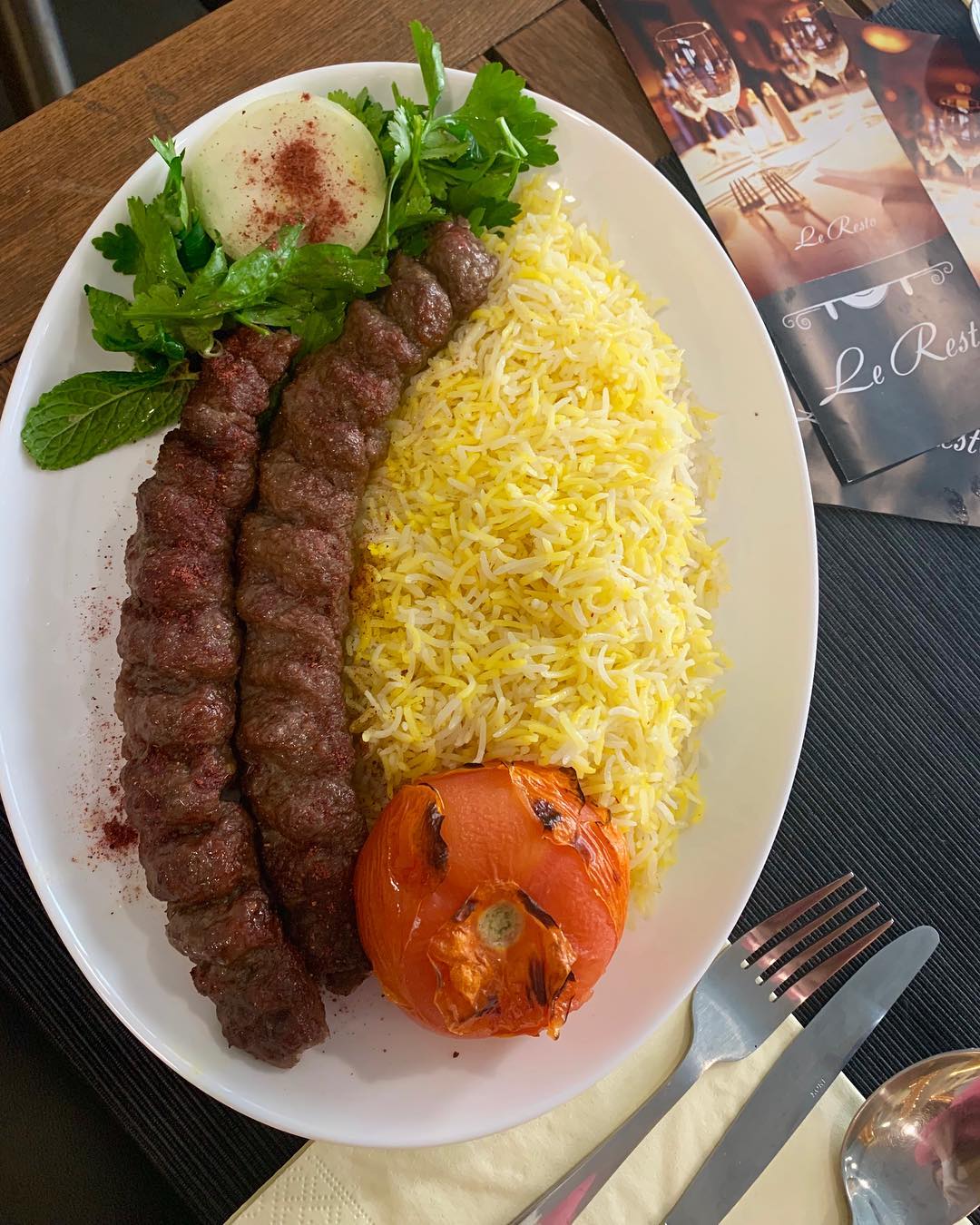 Brochettes kebab grill&eacute;es